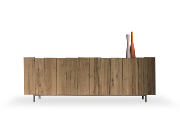 URBAN RANCH - Solid wood sideboard with doors by Devina Nais - view 2
